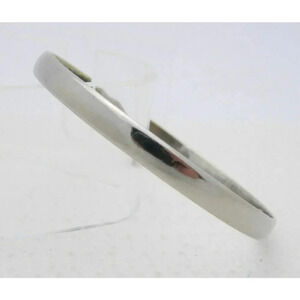 VTG Mexican .925 Sterling Silver Plain Bangle Bracelet 15 grams